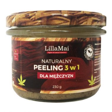 Naturalny peeling 3 w 1 dla mężczyzn