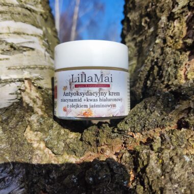 Antyoksydacyjny krem niacynamid+kwas hialuronowy z olejkiem jaśminowym